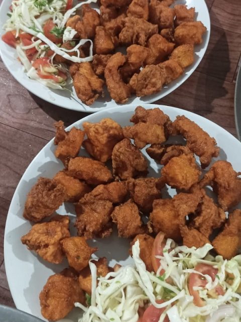 Fried chicken kebab Fried chicken kebab