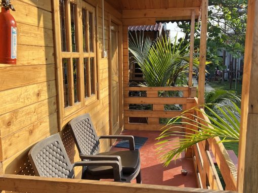 Happy Shack Cottage Balcony & Seating Area