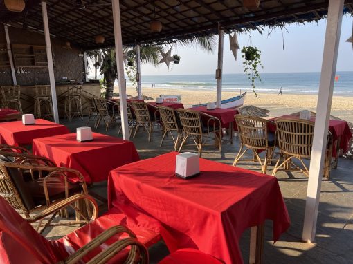 Happy Shack Restaurant Beach side restaurant, south goa